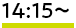 14:15～