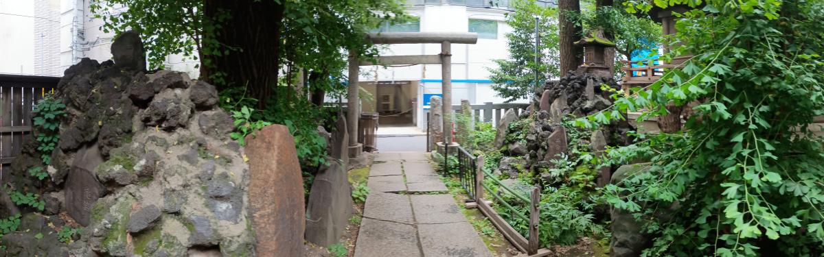 参道と2つの富士塚.jpg